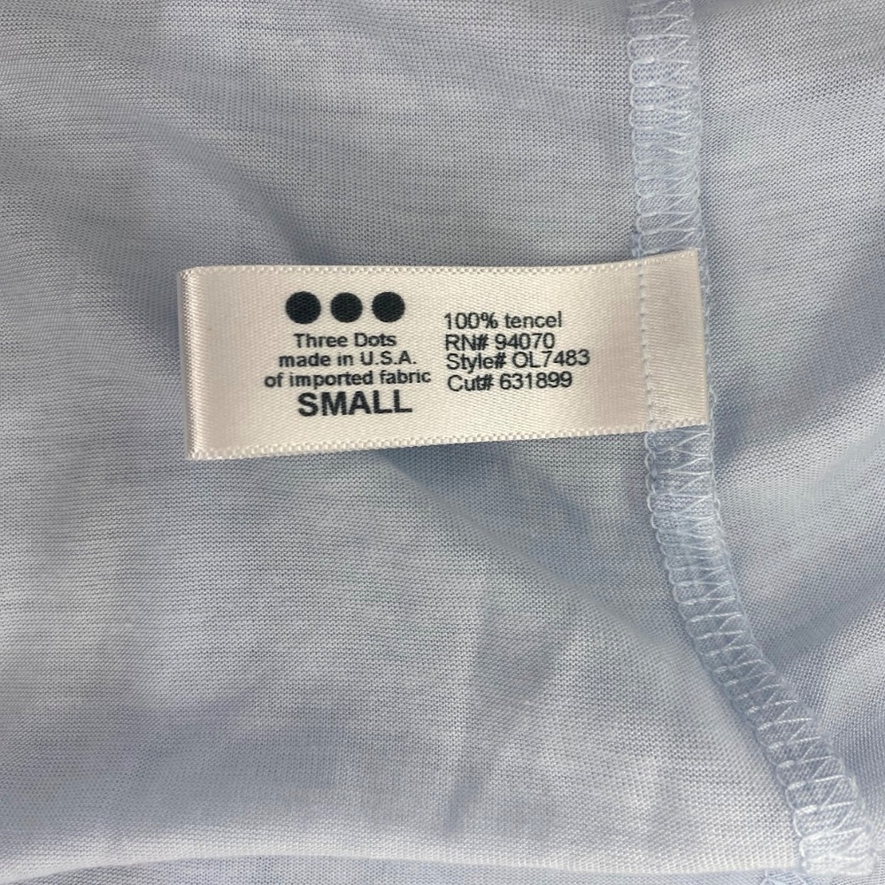 Nwot Three Dots Open Front Lightweight Tencel Sky… - image 4